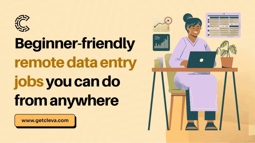 Beginner-friendly remote data entry jobs you can do from anywhere